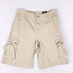 Polo Ralph Lauren Cargo Shorts Boys 18 Khaki Tan Chino Gorpcore Utility